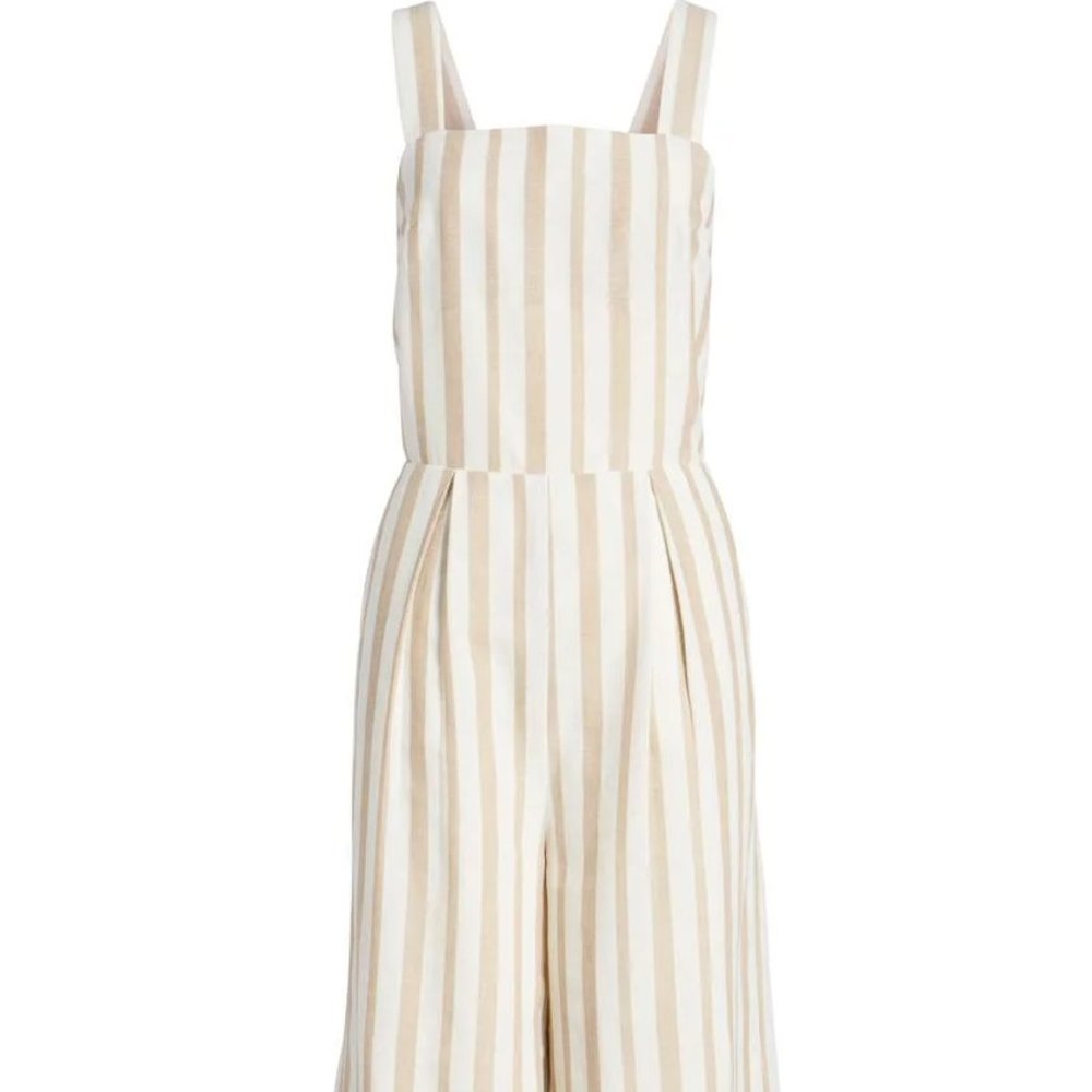 Pinstrip Wide Leg Jumper